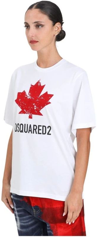 Dsquared2 - DQ 2982D00XMDQ - T-shirt - Wit - Katoen