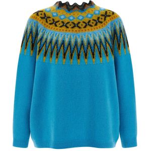 Loewe, Heren, Truien, Blauw, Maat: L Wol,