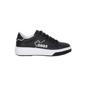 Dsquared2 Zwarte Bumper Sneakers Ss24 , Black , Heren , Maat: 43 EU