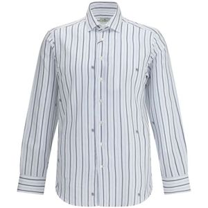 Etro, Heren, Overhemden, Wit, Maat: L Katoen,