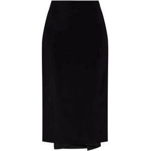 Jacquemus, Dames, Rokken, Zwart, Maat: M Linnen,