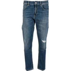 Dondup, Dames, Jeans, Blauw, Maat: W28 Katoen,