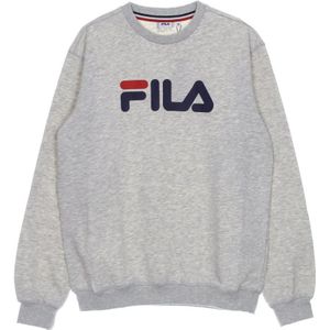 Fila - Lichtgrijs Crew Neck Sweatshirt - Katoen