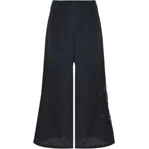 Kocca, Dames, Broeken, Zwart, Maat: 2XS
