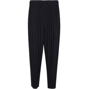 Issey Miyake, Dames, Broeken, Zwart, Maat: L