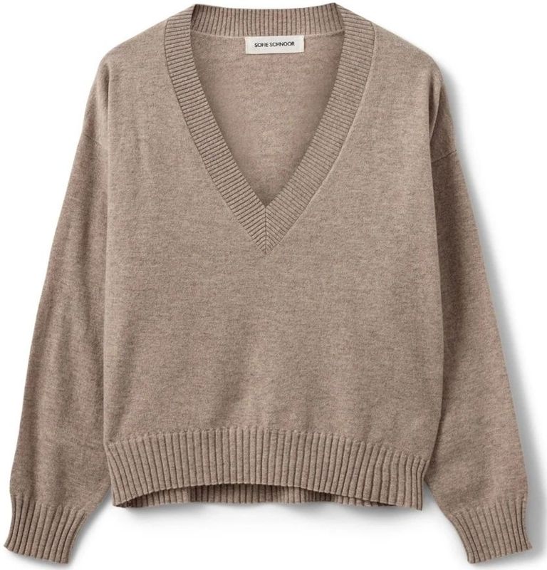 Sofie Schnoor, Dames, Truien, Bruin, Maat: L Wol,