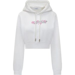 Off White, Dames, Sweatshirts & Hoodies, Wit, Maat: S