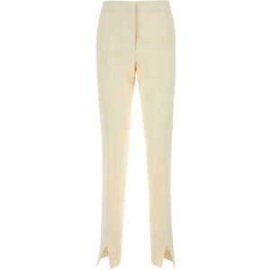 Jil Sander, Dames, Broeken, Wit, Maat: XS Viscose,