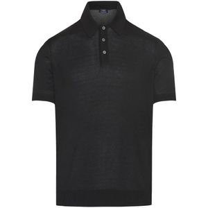 Barba, Heren, Tops, Zwart, Maat: L Zijde,