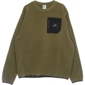 Nike, Heren, Sweatshirts & Hoodies, Groen, Maat: XL Fleece,