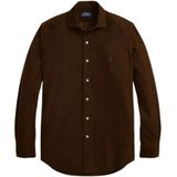 Polo Ralph Lauren - Corduroy - Poloshirt - Chocolade Bruin - Semi-wide Collar