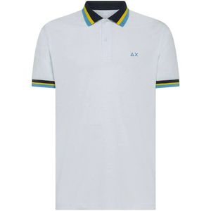 Sun68, Heren, Tops, Wit, Maat: L Katoen,