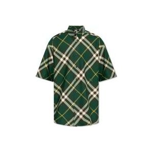 Burberry Geruite overhemd , Multicolor , Heren , Maat: XL