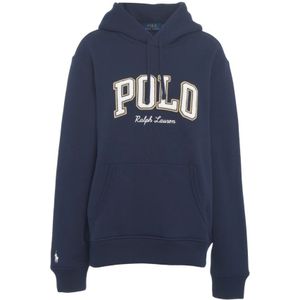 Polo Ralph Lauren, Heren, Sweatshirts & Hoodies, Blauw, Maat: M Katoen,