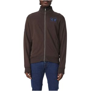 La Martina, Heren, Sweatshirts & Hoodies, Bruin, Maat: XL