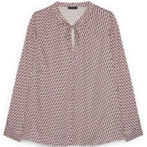 Fiorella Rubino, Dames, Blouses & Shirts, Rood, Maat: XL Satijn,