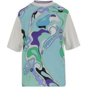 Pucci, Dames, Tops, Veelkleurig, Maat: S