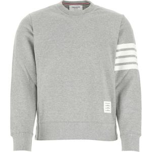 Thom Browne, Heren, Sweatshirts & Hoodies, Grijs, Maat: L Katoen,