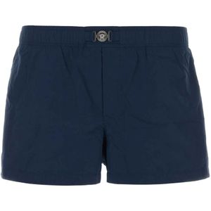 Versace, Heren, Badkleding, Blauw, Maat: 3XL Nylon,