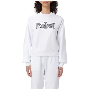 Longsleeves - Wit - Graphic Knit Top - Comfortabel - Casual Wear