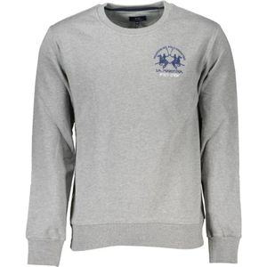 La Martina, Heren, Sweatshirts & Hoodies, Grijs, Maat: XL Katoen,
