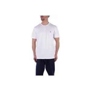 Woolrich T-Hemden , White , Heren , Maat: S
