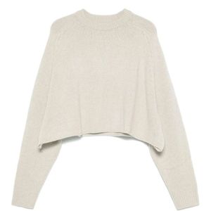 Lisa Yang, Dames, Truien, Beige, Maat: M Kasjmier,