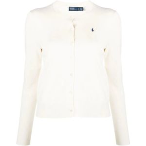 Polo Ralph Lauren, Dames, Truien, Beige, Maat: XL Katoen,