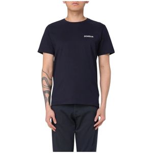 Dondup, Heren, Tops, Blauw, Maat: M