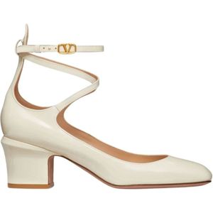 Valentino Garavani, Dames, Schoenen, Beige, Maat: 36 1/2 EU Leer,