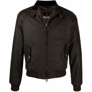 Barbour, Heren, Jassen, Groen, Maat: M Katoen,