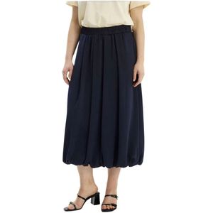 IN Front, Dames, Rokken, Blauw, Maat: S Poliester,