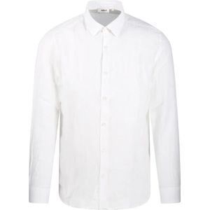 Altea, Heren, Overhemden, Wit, Maat: M Linnen,
