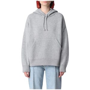 Bottega Veneta, Dames, Sweatshirts & Hoodies, Grijs, Maat: S Kasjmier,