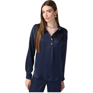 Joseph Ribkoff, Dames, Blouses & Shirts, Blauw, Maat: S