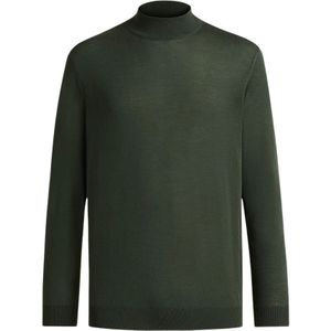 Kiton, Heren, Truien, Groen, Maat: M Wol,