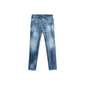 Dsquared2 642 jeans , Blue , Heren , Maat: S