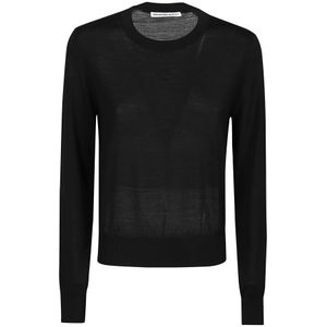 T by Alexander Wang, Dames, Truien, Zwart, Maat: XS Wol,
