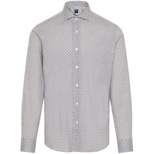 Fedeli, Heren, Overhemden, Grijs, Maat: XL Katoen,