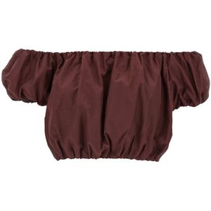 Andamane, Dames, Blouses & Shirts, Rood, Maat: 2XS Katoen,