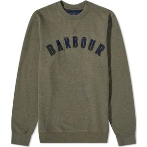 Barbour, Heren, Sweatshirts & Hoodies, Groen, Maat: S Katoen,