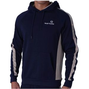 Sergio Tacchini, Heren, Sweatshirts & Hoodies, Blauw, Maat: S Poliester,