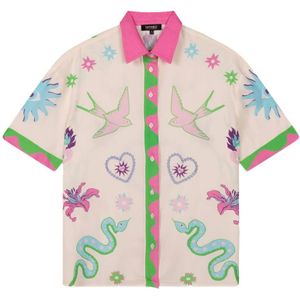 Refined Department - Alana - Blouse - Multi - Korte Mouwen