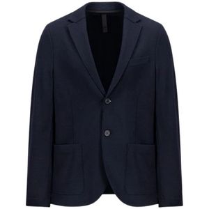 Harris Wharf London, Heren, Jassen, Blauw, Maat: M Wol,