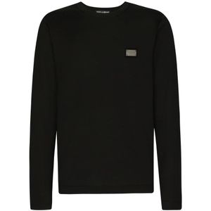 Dolce & Gabbana, Heren, Tops, Zwart, Maat: 2XL