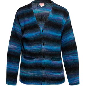 Kenzo, Heren, Truien, Veelkleurig, Maat: XL Wol,