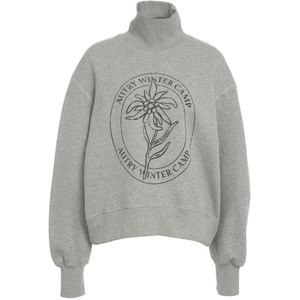 Autry, Dames, Sweatshirts & Hoodies, Grijs, Maat: M Katoen,