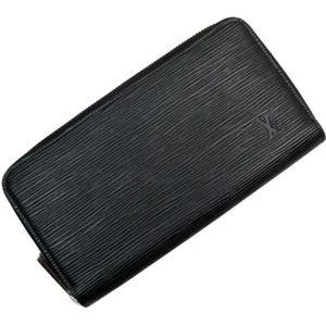 Louis Vuitton Vintage, Heren, Pre-owned, Zwart, Maat: ONE Size Leer,