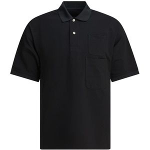 Daiwa Pier39, Heren, Tops, Zwart, Maat: L Piqué,