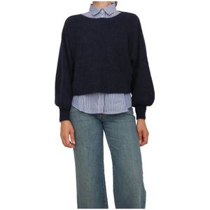 Marella, Dames, Truien, Blauw, Maat: M